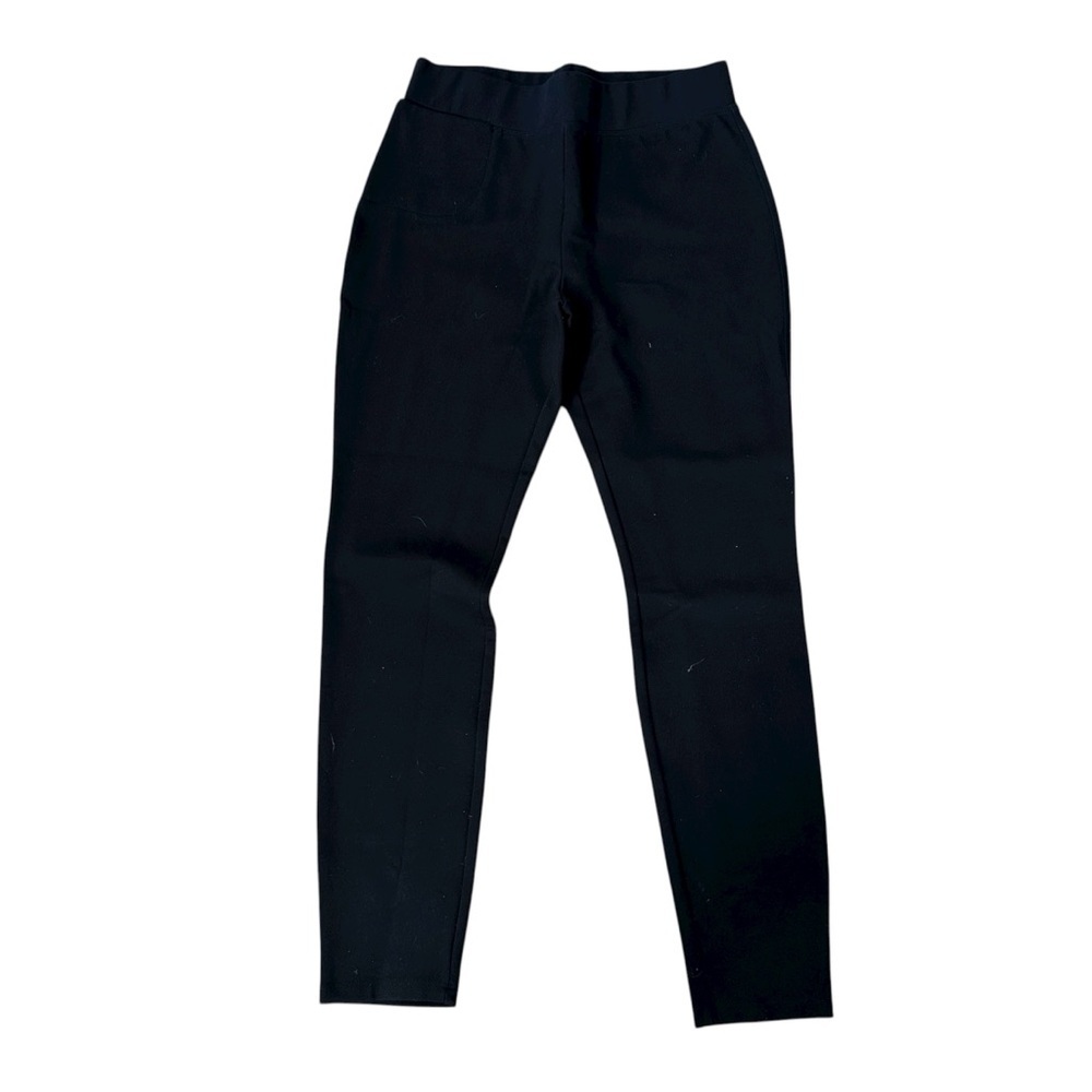 Women’s Black Ponte Leggings Pants - Classic Slim Fit
